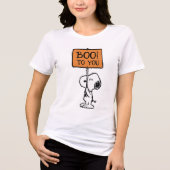 pinda's | Snoopy Boo! Tri-Blend Shirt (Voorkant)