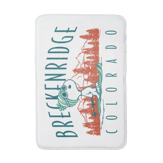 pinda's | Snoopy Breckenridge Colorado Badmat (Voorkant Verticaal)