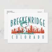 pinda's | Snoopy Breckenridge Colorado Briefkaart (Voorkant / Achterkant)