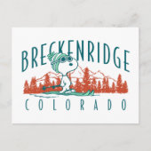 pinda's | Snoopy Breckenridge Colorado Briefkaart (Voorkant)