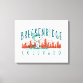 pinda's | Snoopy Breckenridge Colorado Canvas Afdruk (Voorkant)