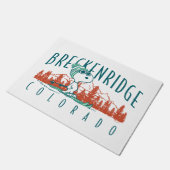 pinda's | Snoopy Breckenridge Colorado Deurmat (Schuin)