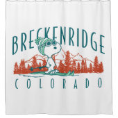 pinda's | Snoopy Breckenridge Colorado Douchegordijn (Voorkant)