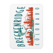 pinda's | Snoopy Breckenridge Colorado Magneet (Verticaal)