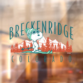 pinda's | Snoopy Breckenridge Colorado Raamsticker (Vel 2)