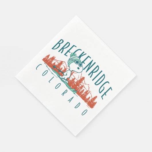 pinda's | Snoopy Breckenridge Colorado Servet (Hoek)