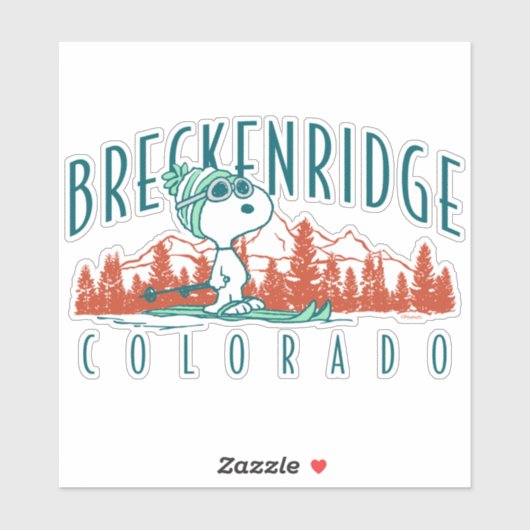 pinda's | Snoopy Breckenridge Colorado Sticker (Vel)