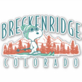 pinda's | Snoopy Breckenridge Colorado Sticker (Voorkant)