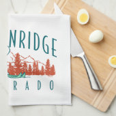 pinda's | Snoopy Breckenridge Colorado Theedoek (Quarter Fold)