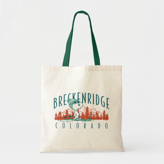 pinda's | Snoopy Breckenridge Colorado Tote Bag (Voorkant)