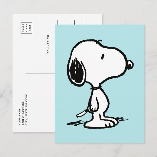 pinda's | Snoopy Briefkaart (Voorkant / Achterkant)