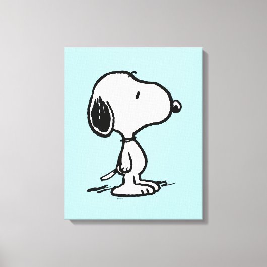 pinda's | Snoopy Canvas Afdruk (Voorkant)
