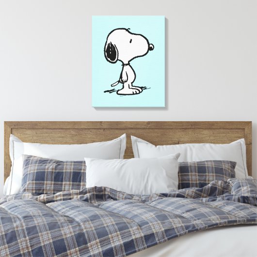 pinda's | Snoopy Canvas Afdruk (Insitu (Slaapkamer))