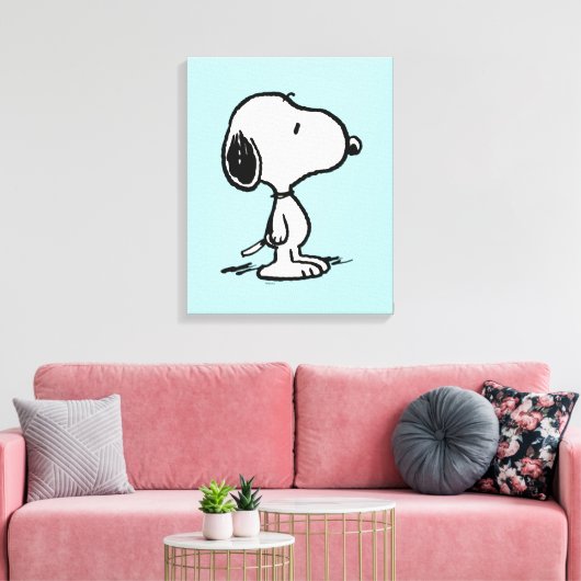 pinda's | Snoopy Canvas Afdruk (Insitu (Woonkamer))