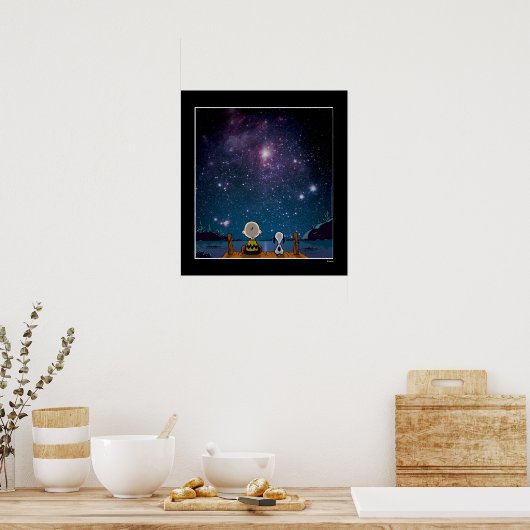 pinda's | Snoopy & Charlie Brown Star Watching Poster (Keuken)