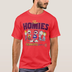 Pinda's Snoopy Charlie Brown Vrienden Homies Club T-shirt