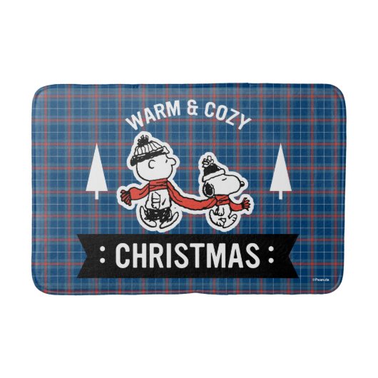 pinda's | Snoopy & Charlie Brown Warm & Cozy Badmat (Voorkant)