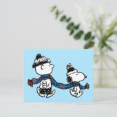 pinda's | Snoopy & Charlie Brown Warm & Cozy Briefkaart (Staand voorkant)