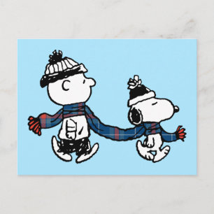 pinda's   Snoopy & Charlie Brown Warm & Cozy Briefkaart