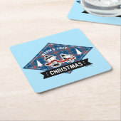 pinda's | Snoopy & Charlie Brown Warm & Cozy Kartonnen Onderzetters (Schuin)