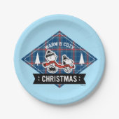 pinda's | Snoopy & Charlie Brown Warm & Cozy Papieren Bordje (Voorkant)