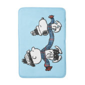 pinda's | Snoopy & Charlie Brown Winter Scarf Badmat (Voorkant Verticaal)