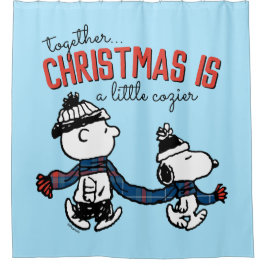pinda's | Snoopy & Charlie Brown Winter Scarf Douchegordijn