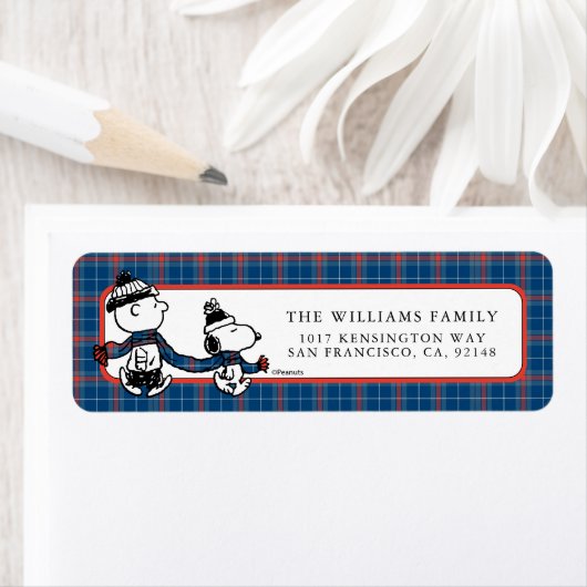 pinda's | Snoopy & Charlie Brown Winter Scarf Etiket (Insitu)