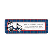 pinda's | Snoopy & Charlie Brown Winter Scarf Etiket (Voorkant)