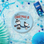 pinda's | Snoopy & Charlie Brown Winter Scarf Papieren Bordje (Feest)