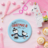 pinda's | Snoopy & Charlie Brown Winter Scarf Papieren Bordje (Feest)