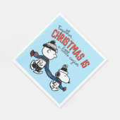pinda's | Snoopy & Charlie Brown Winter Scarf Servet (Hoek)