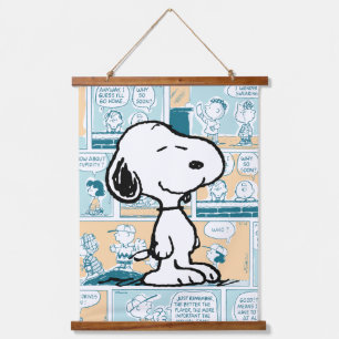 pinda's   Snoopy Comic Pattern Hangend Wandkleed