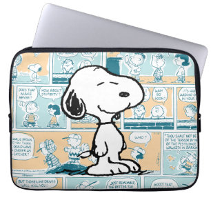 pinda's   Snoopy Comic Pattern Laptop Sleeve