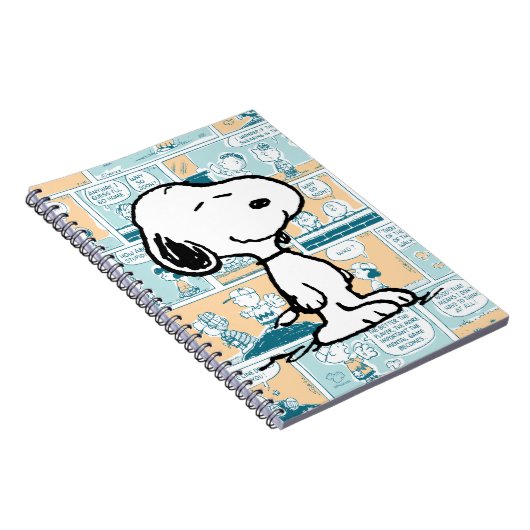 pinda's | Snoopy Comic Pattern Notitieboek (Rechterzijde)
