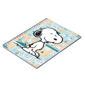 pinda's | Snoopy Comic Pattern Notitieboek (Linkerzijde)