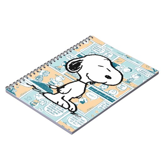 pinda's | Snoopy Comic Pattern Notitieboek (Linkerzijde)