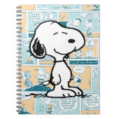 pinda's | Snoopy Comic Pattern Notitieboek (Voorkant)