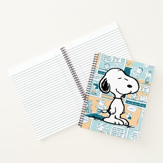 pinda's | Snoopy Comic Pattern Notitieboek (Binnen)