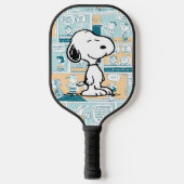pinda's | Snoopy Comic Pattern Pickleball Paddle (Voorkant)