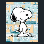 pinda's | Snoopy Comic Pattern Poster<br><div class="desc">Snoopy is de lovenswaardige huisbeagle van Charlie Brown in de strip Peanuts van Charles M. Schulz. Bekijk dit leuke Peanuts-ontwerp met Snoopy op een strippatroon.</div>