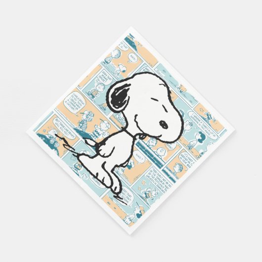 pinda's | Snoopy Comic Pattern Servet (Hoek)