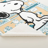 pinda's | Snoopy Comic Pattern Sherpa Deken (3/4)