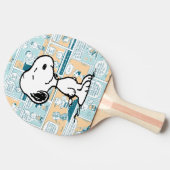 pinda's | Snoopy Comic Pattern Tafeltennisbatje (Zijkant)