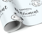 pinda's | Snoopy Congrates on Your Retirement Cadeaupapier (Rol Hoek)