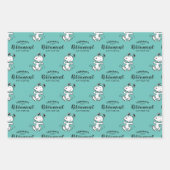 pinda's | Snoopy Congrates on Your Retirement Inpakpapier Vel (Voorkant 2)