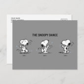 pinda's | Snoopy Dance Briefkaart (Voorkant / Achterkant)