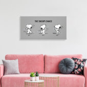 pinda's | Snoopy Dance Canvas Afdruk (Insitu (Woonkamer))
