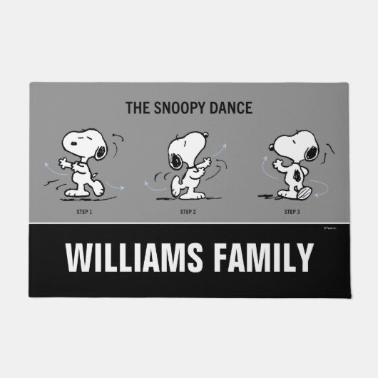 pinda's | Snoopy Dance Deurmat (Voorkant)