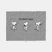 pinda's | Snoopy Dance Fleece Deken (Voorkant (Horizontaal))
